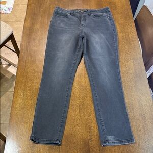 LC Lauren Conrad Charcoal Straight Leg Jeans